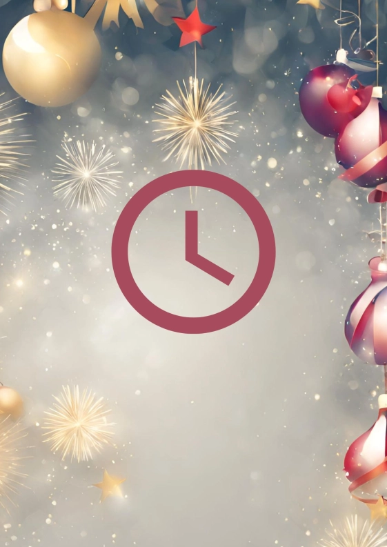 Fermeture anticipée le 31/12